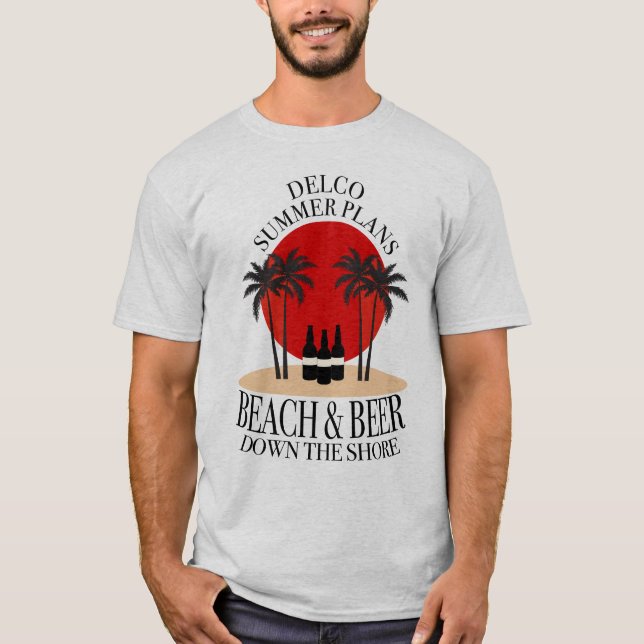 Camiseta Delco Summer planea la playa y la cerveza a lo lar