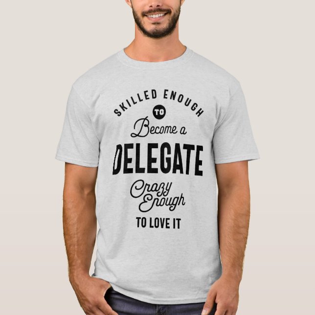 Camiseta Delegar el cargo de trabajo Tee Gift Hens Mujeres (Anverso)