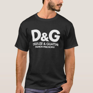 Camiseta Deleuze Guattari Filosofía de la moda Blanco