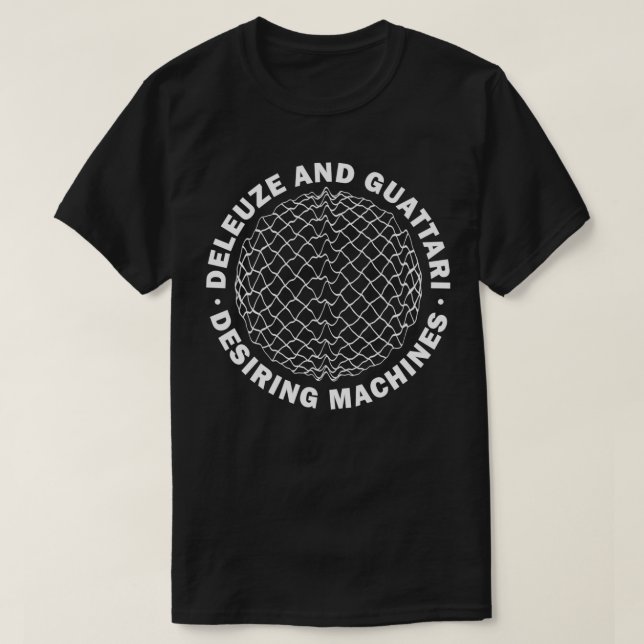Camiseta Deleuze y Guattari (Diseño del anverso)