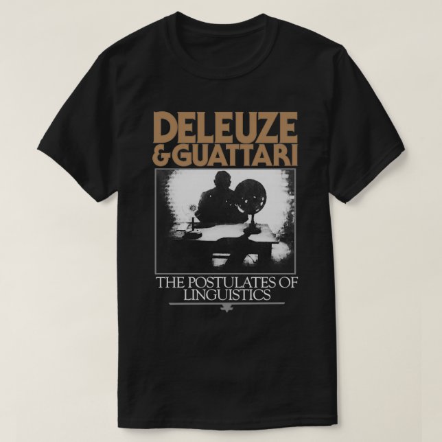 Camiseta Deleuze y Guattari Mil Plateaus (Diseño del anverso)
