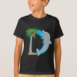 Camiseta Delfín animal del alfabeto