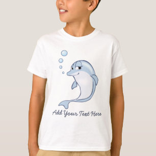 Camiseta Delfín azul lindo