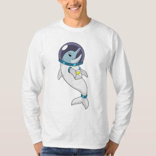 Camiseta Delfín como astronauta en disfraces