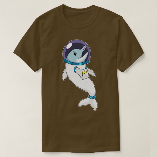 Camiseta Delfín como astronauta en disfraces (Diseño del anverso)