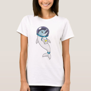 Camiseta Delfín como astronauta en disfraces
