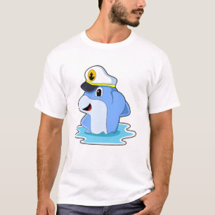 Camiseta Delfín como capitán con Gorra