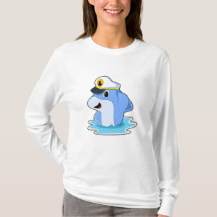 Camiseta Delfín como capitán con Gorra