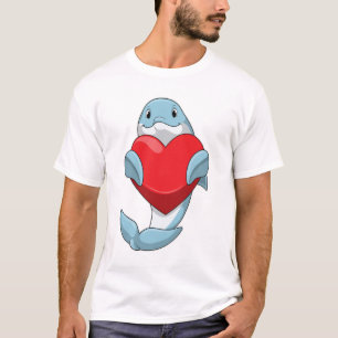 Camiseta Delfín con corazón