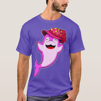 Camiseta Delfín con Gorra rojo
