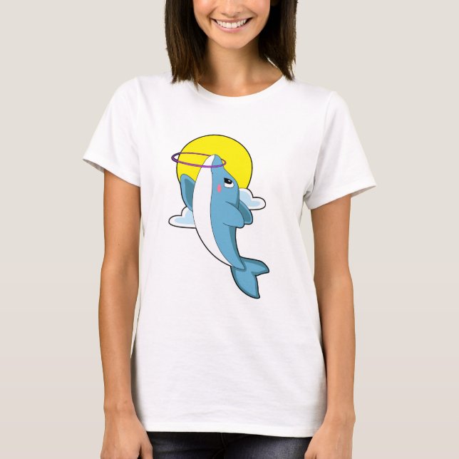 Camiseta Delfín con llantas de Fitness (Anverso)