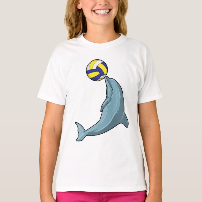 Camiseta Delfín con voleibol (Anverso)