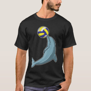 Camiseta Delfín con voleibol