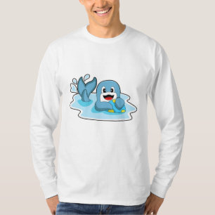 Camiseta Delfín con waterpolo