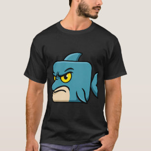 Camiseta Delfín Cuadrado Enojado