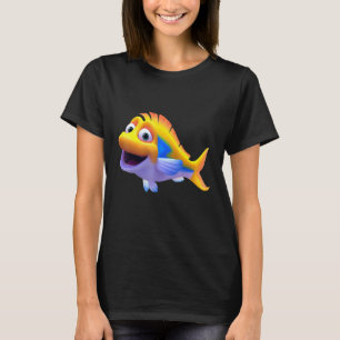 Camiseta Delfín Cuta Para Niños Animales Del Mar 1