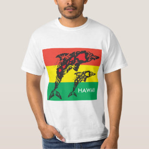 Camiseta Delfín de la isla de Hawaii de la hawaiana
