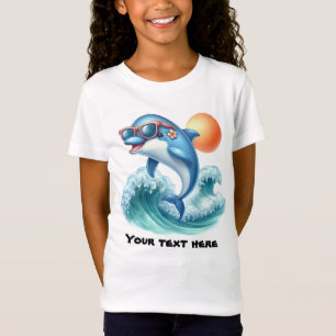 Camiseta Delfín de playa de personalizable suave