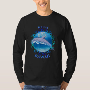 Camiseta Delfín de recuerdo de vacaciones de Kauai Hawaii H