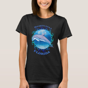 Camiseta Delfín de recuerdo de vacaciones Homosassa Florida