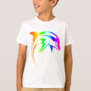 Camiseta Delfín del arco iris