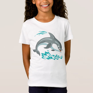 Camiseta delfín del dibujo animado