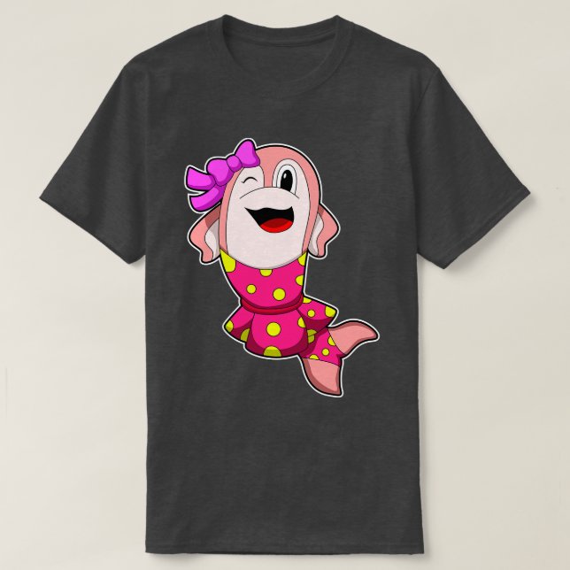 Camiseta Delfín en ballet con falda (Diseño del anverso)