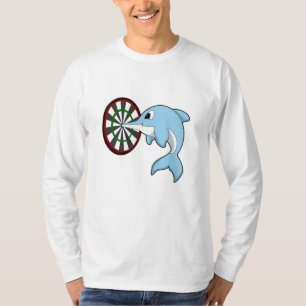 Camiseta Delfín en Darts con tablón de dardos