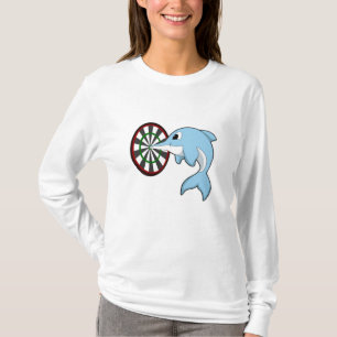 Camiseta Delfín en Darts con tablón de dardos