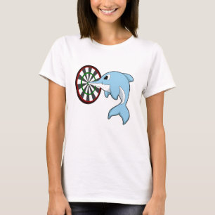 Camiseta Delfín en Darts con tablón de dardos