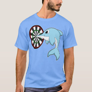 Camiseta Delfín en Darts con tablón de dardos
