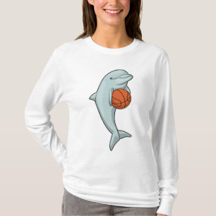 Camiseta Delfín en los deportes de baloncesto