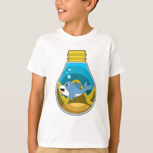 Camiseta Delfín en Natación en Acuario