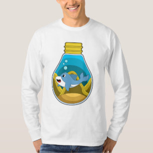Camiseta Delfín en Natación en Acuario