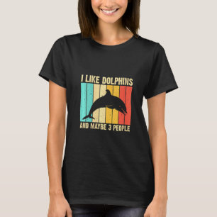Camiseta Delfín femenino para hombres Dolphin Beluga Fis