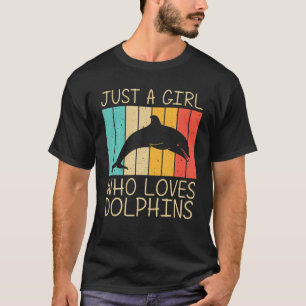 Camiseta Delfín Guay Para Chicas Niños Delfines Beluga Ball