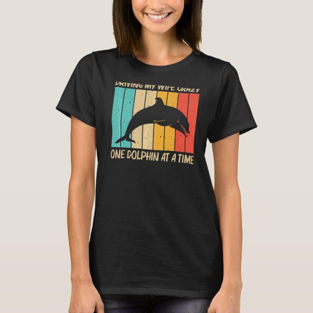 Camiseta Delfín Guay Para Hombres Delfines De Papá Beluga M (Anverso)