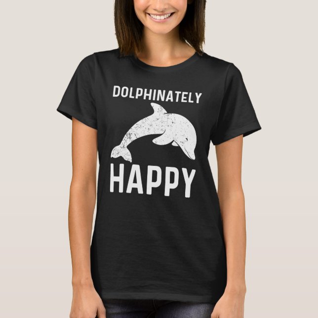 Camiseta Delfín Guay Para Hombres Mujeres Dolphin Bottlenos (Anverso)