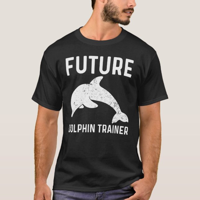 Camiseta Delfín Guay Para Hombres Mujeres Dolphin Bottlenos (Anverso)