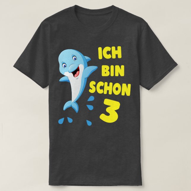 Camiseta Delfin Kinder Geburtstag (Diseño del anverso)