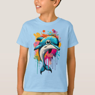 Camiseta Delfín lindo - Dolphin bebé colorido - delfín
