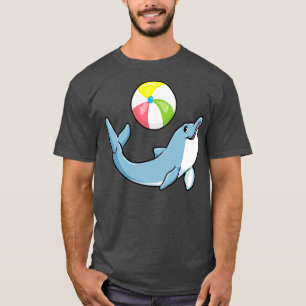 Camiseta Delfín nadando con waterpolo
