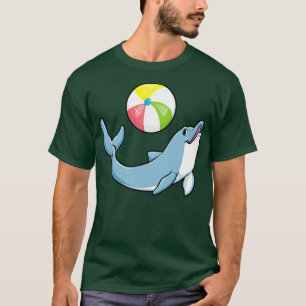 Camiseta Delfín nadando con waterpolo 1