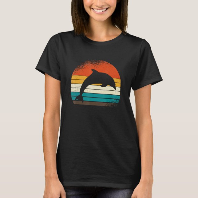 Camiseta Delfín retro vintage (Anverso)