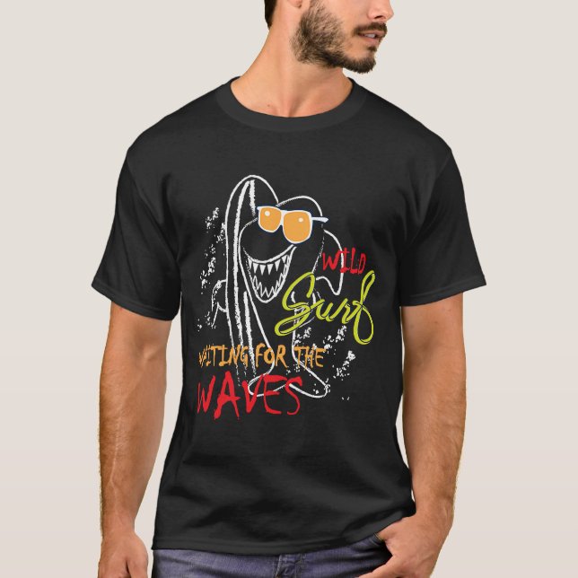 Camiseta Delfín rock: una gran semana para que un tiburón s (Anverso)