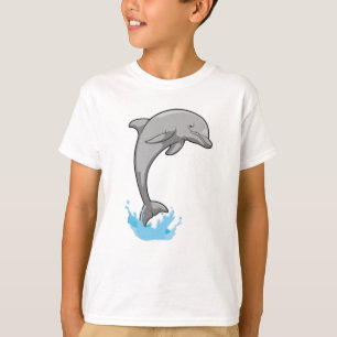 Camiseta Delfín sobre el agua