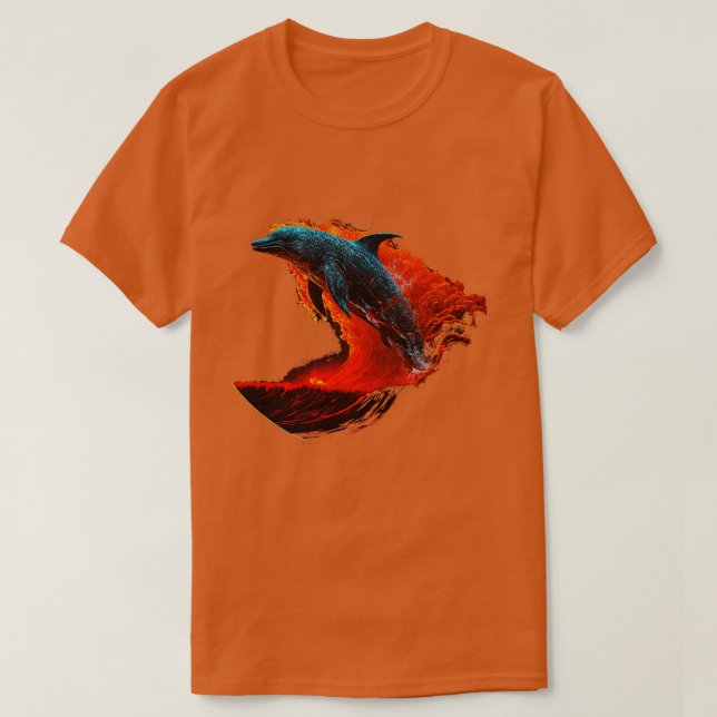 Camiseta Delfín Surfing (Diseño del anverso)