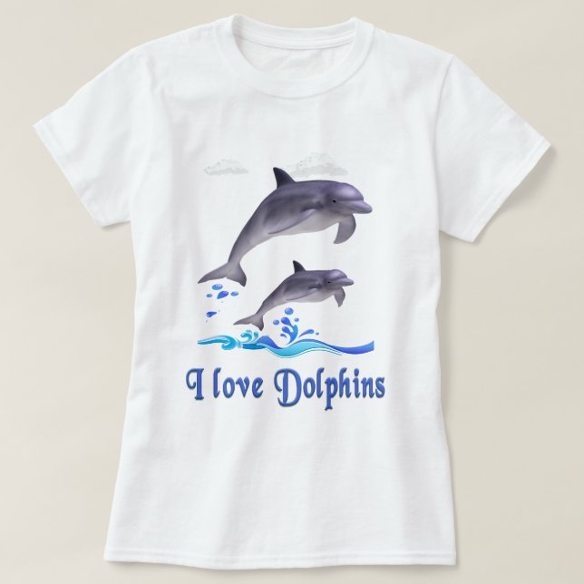Camiseta Delfines (Diseño del anverso)
