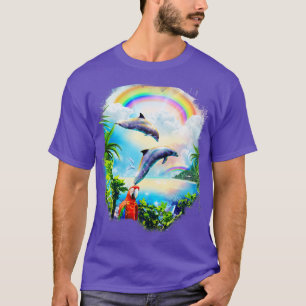 Camiseta Delfines arcoiris 3