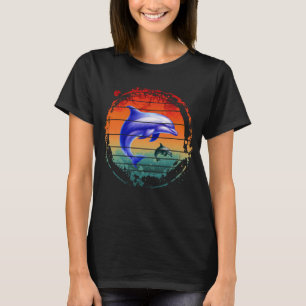 Camiseta Delfines Criaturas Marinas Vintage